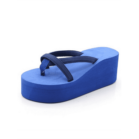 Platform Flip Flops High Heel Wedge Women Sandals (Best Wedges High Handicapper)