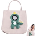 thumbnail image 1 of Bolsa transportadora para mascotas, bolsa transportadora manos libres para perros y gatos, bolso de hombro de lona para mascotas, bolso de pecho transpirable para animales pequeños, 1 of 5
