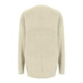 thumbnail image 4 of ATOYSOY Womens Oversized Cardigans Soft Knit Cardigan Sweater with Pockets Beige L, 4 of 6