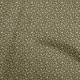 thumbnail image 1 of oneOone Cotton Poplin Olive Green Fabric Asian Japanese Floral Sewing Fabric By The Yard Printed Diy Clothing Sewing Supplies 56 Inch Wide, 1 of 4
