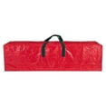 thumbnail image 1 of Large Christmas Tree Storage Bag, Strong And Durable Waterproof Resistant Artificial Tree Storage Bag Fits to 9ft - Red ,, 1 of 8