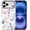 Folk Coastal Ocean Summer, variant on Case Compatible with iPhone 15, Cute Dual Layer Hybrid Phone Cover, Military Grade Drop Protection, Aesthetic Shockproof Phone Case for Women Girls, Summer Hibiscus Sea Turtle