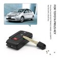 thumbnail image 3 of Anxingo Key Fob Cover Case 2+1 Button with Blank Key Replacement for Toyota Prius 2004-2009 Replacement Shell Keyless Smart Remote Key Case Fob, 3 of 7