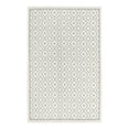 thumbnail image 3 of Unique Loom Outdoor Trellis Collection Area Rug - Kafes (5' 3" x 8' Rectangle Ivory/Gray), 3 of 7