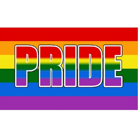Rainbow Pride 3'x5'  Flag Rough Tex ® 68D