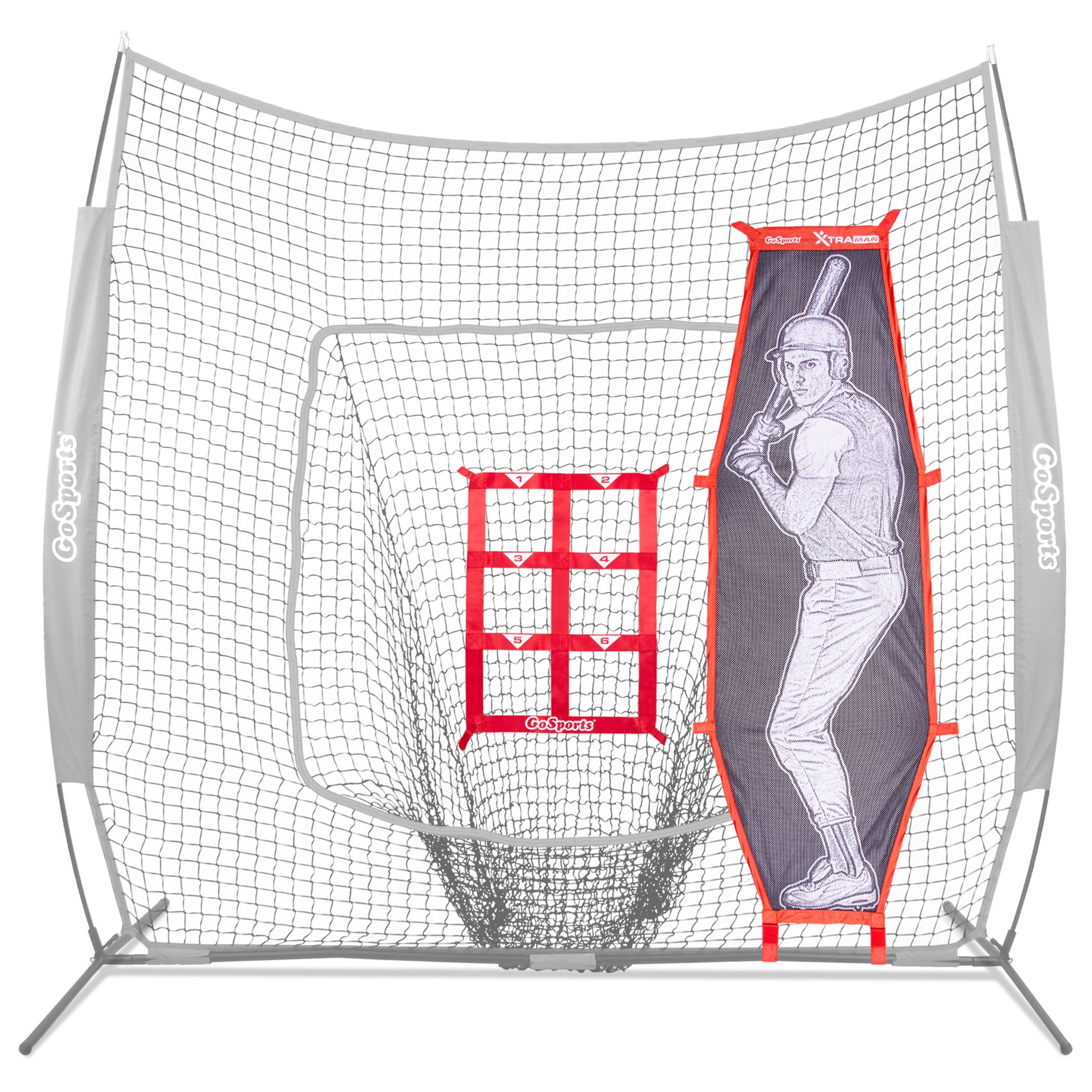 GoSports Baseball & Softball Pitching Kit Practice Accuracy Training with Strike Zone