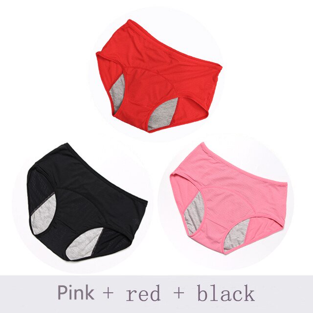 3 unids/set bragas menstruales a prueba de fugas, ropa interior para mujer, pantalones sexis, ropa interior para incontinencia, calzoncillos, triangulación de envíos de talla grande Tan Jianjun unisex