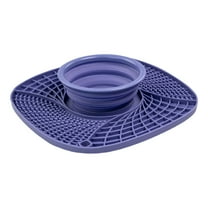 Slow Feeder Mat Dog Bowl Silicone Lick Pad Suction Cups Collapsible Bowl Dry Wet Food Anxiety Boredom Reducer Pet Feeding Solution