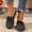 Black, variant on Women's Knit Lace-Up Mules, Closed Toe with Crochet Detail, Breathable Comfort Footwear Beige 40