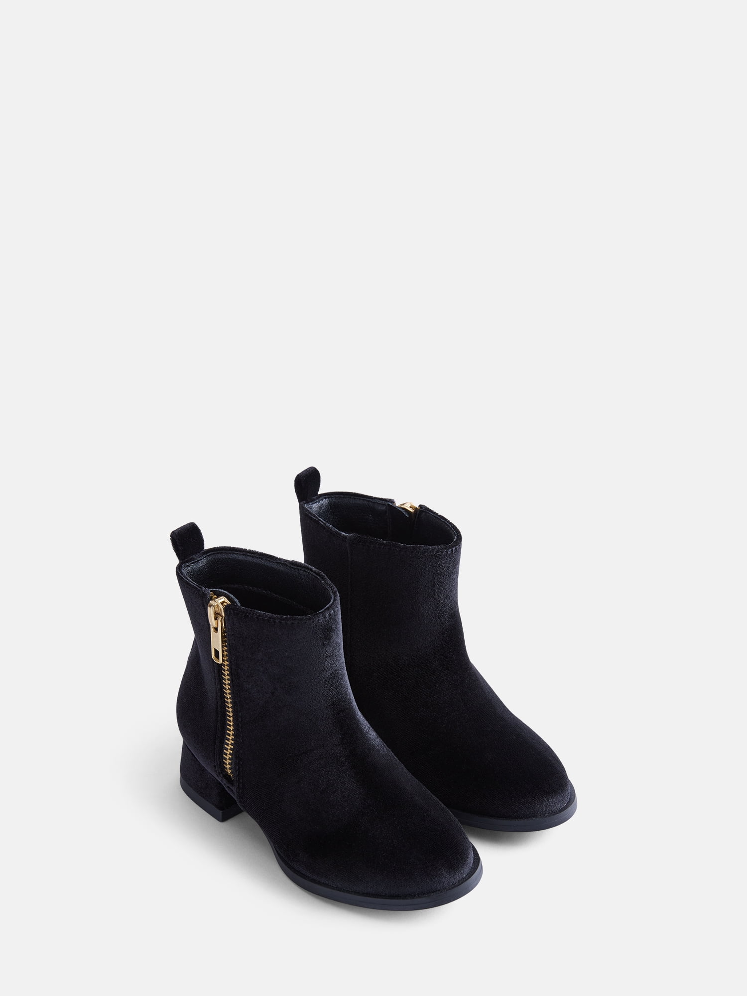 Wonder Nation Girls Faux Suede Velvet Boots