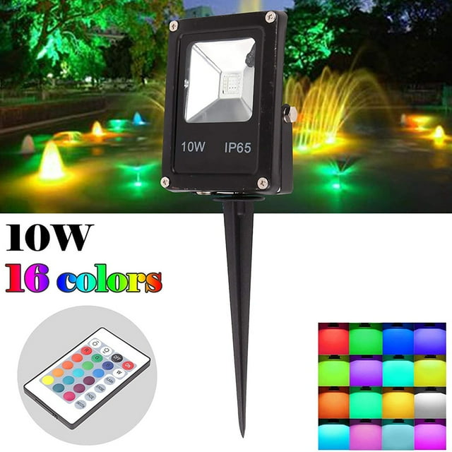 Proyector de luz de inundación RGB LED ANGGREK Reflector LED 10W IP65 Aluminio