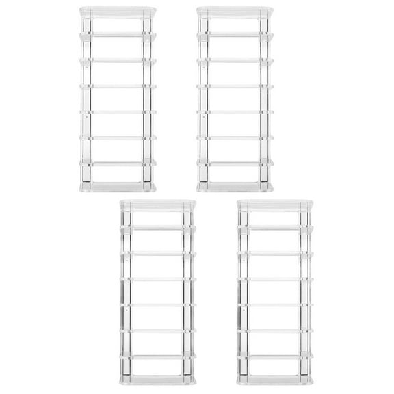 4 Pcs  Eyeshadow Display Rack Multi-layer Makeup Rack Lipstick Organizing Rack