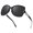 black*gray, variant on women lightweight oversized oval sunglasses rhinestone metal chain decor temple polarized solid lens UV400 for city driving daily use