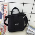 thumbnail image 4 of Bolso de mano de lona para mujer, bolso de mensajero informal de gran capacidad, bolso de compras versátil, 4 of 9