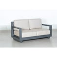 thumbnail image 3 of Paris 4-PC Deep Seating Set Gray Aluminum Frame in Taupe Cushion, 3 of 6