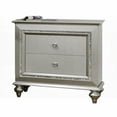 thumbnail image 5 of Champagne 2-Drawer Nightstand - Elegant Storage with Trim, 5 of 7