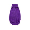 thumbnail image 4 of Vêtements pour Chien Polyester Fournitures pour Animaux Gilet pour Chiens Chiot Matériau Polyester, Cette Chemise Rayée Diverses Tailles Robe pour Chiots Accessoires pour Animaux Violet TG, 4 of 7