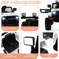 thumbnail image 4 of Patiojoy 12V Kids Ride On Car Electric Vehicle Jeep with Parental Remote Music Horn Headlights Slow Start Function White, 4 of 10