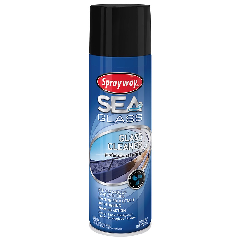 SPRAYWAY SEA GLASS CLEAR VINYL CLEANER & POLISH F/ISINGLASS Walmart