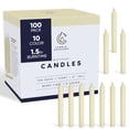 thumbnail image 1 of Vela Taper Candles Charisma, color marfil, 100 hechizos, 4 pulgadas y 1,5 h de combustión, 1 of 6