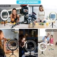 thumbnail image 3 of Aro luz LED IDEA NUOVA 26 CM con soporte sujetador, 3 of 6