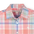 thumbnail image 2 of Hope & Henry Boys' Stretch Poplin Short Sleeve Button Down Shirt, 2 of 3