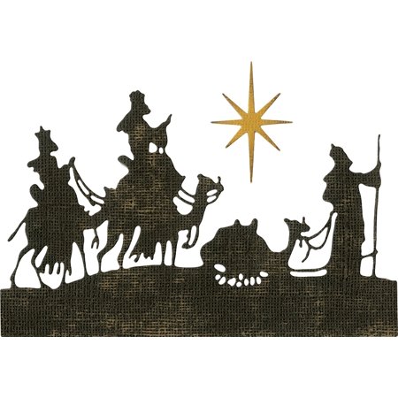 UPC: 0630454255307 | Sizzix Thinlits Dies By Tim Holtz 2/Pkg-Wise Men