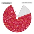 thumbnail image 2 of Sikiie Gold Pinecone Merry Christmas A 30-48 inches {designName} Print Christmas Tree Skirt Snowman Xmas Tree Skirt with Edge Christmas Decorations for Holiday Party-36", 2 of 7