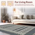 thumbnail image 2 of ODIKA 4'x6' Machine Washable Non-Slip Area Rug, Sleek Abstract Fringe Bathroom High Traffic Rug, Gray, 23599, 2 of 7
