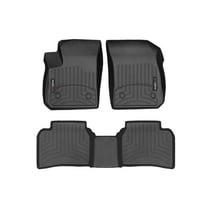 WeatherTech Custom Fit FloorLiners compatible with 2019-2025 Cadillac XT4 - 1st & 2nd Row, Black
