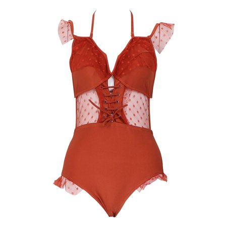 

HOMEMAXS 1pc Sexy Beachwear Swimming Pool Swimsuit Women Swimwear Swimming Dress