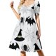 thumbnail image 3 of Vestido de manga corta de Halloween vestidos largos para mujer Ropa de mujer Conjuntos elegantes para mujer Vestido, 3 of 7