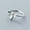 Silver, variant on 925 Sterling Silver CZ Bumble Bee Above Knuckle Midi Dainty Thin Ring A3409-6.5-Silver