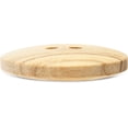 thumbnail image 5 of Dritz Sustainable Wood Round Button, 20mm, Beige, 3 Pack (9 Count), 5 of 7