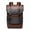 Dark brown, variant on New Fashionable Vintage Faux Leather Laptop Backpack, Retro Flap Rucksack with Buckle Straps, Multi-Pocket Large Capacity Computer Daypack for Business Travel, School, Work, Daily Use