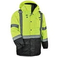 thumbnail image 2 of Ergodyne GloWearÂ® 8384 Type R Class 3 Thermal Parka, Lime, M, 2 of 4