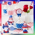thumbnail image 6 of sixwipe 3Pcs Patriotic Gnome Decorations, Resin USA Gnome Figurines with American Flag Hat, 4th of July Independence Day Ornaments, Red White Blue Statue of Liberty Elf Gifts for Memorial Day, 6 of 6