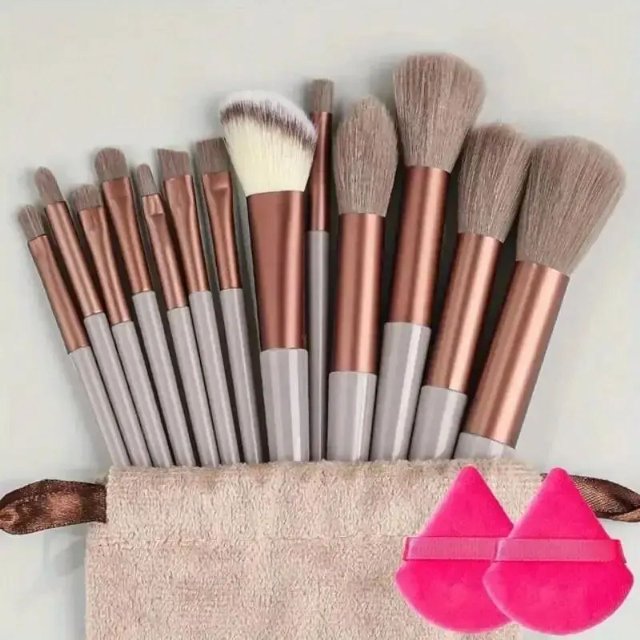 Juego de brochas de maquillaje, base cosmética profesional suave y esponjosa, sombra de ojos en polvo, mezcla Kabuki, brocha de maquillaje, herramienta de belleza