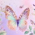 thumbnail image 6 of WYYP   Butterfly Tablecloths Butterfly Birthday Tablecloth Spring Table Cover Butterfly Table Decorations Pink and Purple Table Cloth Butterfly Baby Shower Tablecloth 54-58, 6 of 8