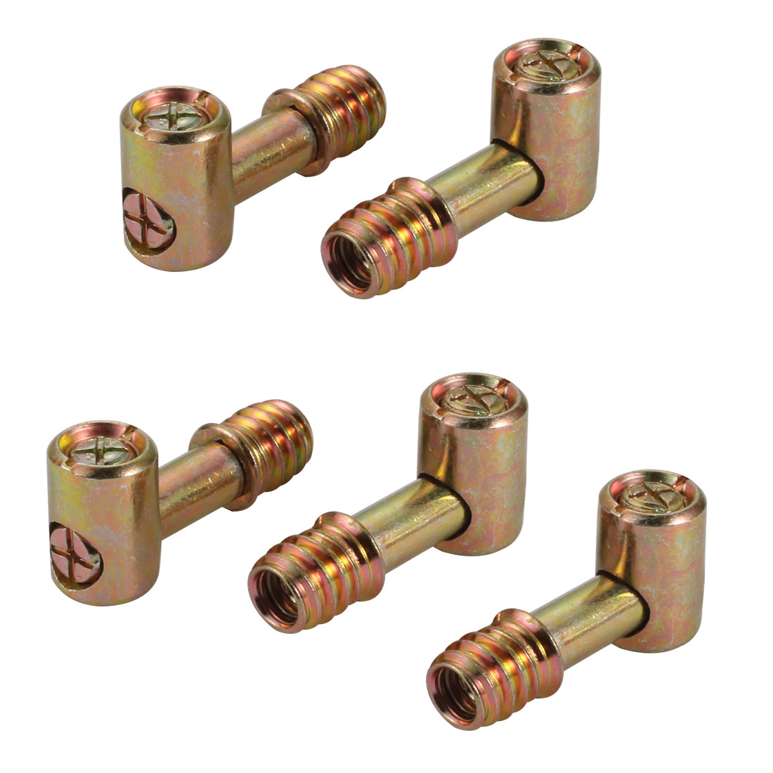 Unique Bargains 5 Set M8x40mm Furniture Fitting Hardware Cross Dowel