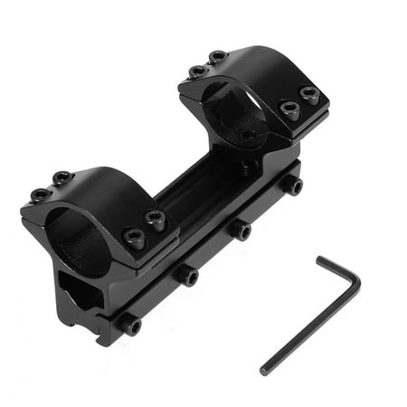 Scope Mount Dual Ring Scope Mount for Hunting Tools Accessory 25mm Caliber 11mm Aluminum Rail (Best Scope Rings And Bases)