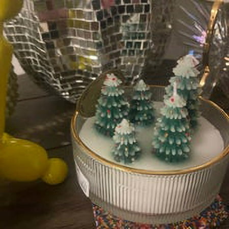 

SUMDUINO Viral Christmas Tree Candle Christmas Tree Shaped Candles Handmade Delicate Tree Candles Christmas Tree Candles for Christmas Home Decoration Gifts for Plant Lovers