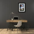 thumbnail image 3 of Hoenderkamp, Patrick 13x18 Black Ornate Wood Framed with Double Matting Museum Art Print Titled - mops dog, 3 of 4