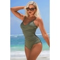 thumbnail image 6 of Alove Women Spaghetti Strap V Collar Bathing Suit One Piece Swimsuit Sexy Monokini Swimwear S-XL, 6 of 7