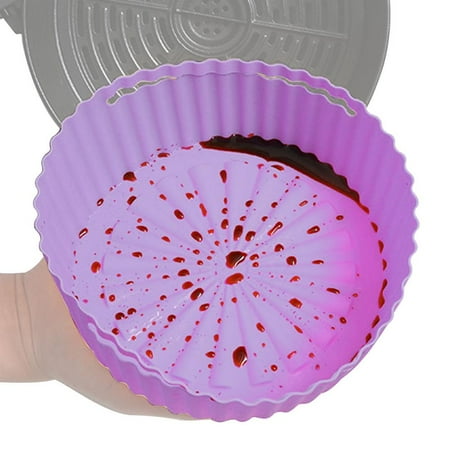 

Julam Silicone Liners for Air Fryer Basket Food Safe Air fryers Oven Accessories Safe Air Fryer Silicone Accessories for Baking Roasting Microwave sweetie