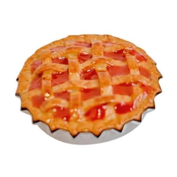 Clearance Under $2 Miniature Red Jam Apple Pie Dollhouse Decor, Realistic Dessert Miniature for Dollhouse Scene Layout, Style C