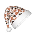 thumbnail image 2 of Cauagu Sushi Roll Pattern Christmas Hat for Kids,Xmas Holiday Hat Santa Hat for Boys & Girls Festive Headwear Accessories for Christmas/New Year/Holiday, 2 of 6