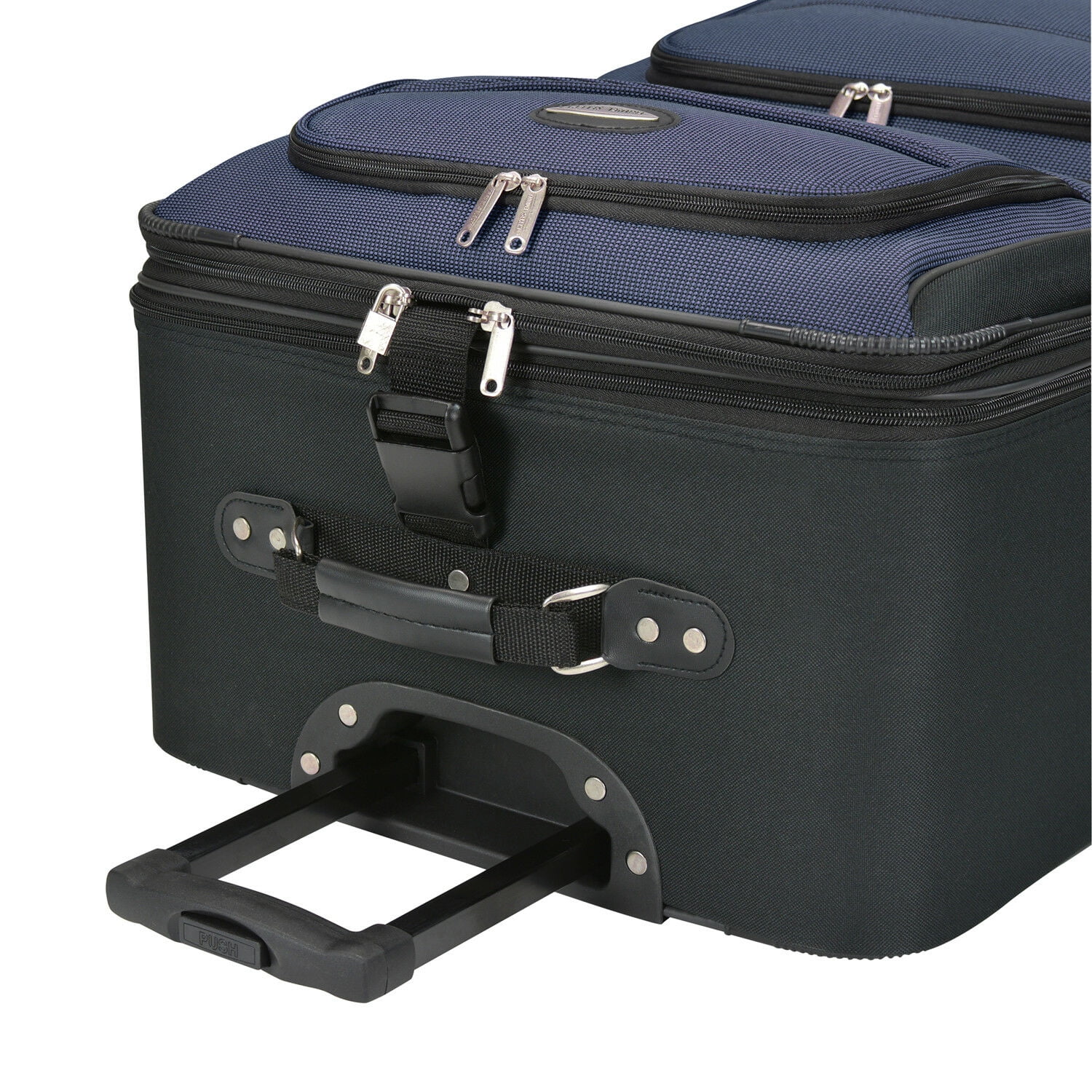 Travel Select Amsterdam 25” Expandable Rolling Upright Luggage Burgundy 