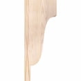 thumbnail image 3 of 5 1/2"W x 8"D x 20"H Newport Smooth Corbel, Douglas Fir, 3 of 9