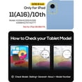 thumbnail image 2 of Case for iPad (A16) 11th/10th Generation Case 11 inch 2025/10.9'' 2022 Handle Protective Cover 360 Rotating Ring Stand, Shockproof Dropproof Case for Kids Kickstand & Pencil Holder & Shoulder Strap, 2 of 7